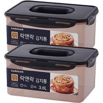 락앤락 뉴 김치통 정석 핑크, 3.6L, 2개
