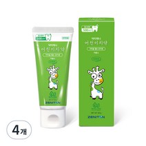 제니튼 닥터제니 저불소 어린이치약, 60g, 4개