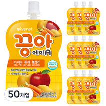 아이배냇 끙아 과일야채주스 80ml, 에이, 50개