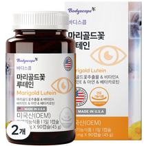 바디스콥 마리골드꽃 루테인, 90캡슐, 2개