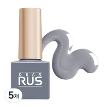 디어러스 원스텝 젤네일, D581 그레이에이드, 5ml, 5개
