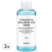 시드물 울트라 페이셜 모이스처라이징 저분자 히알루론산 토너, 2개, 300ml