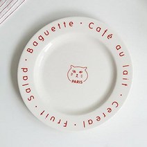 니코트 파리스 라운드 플레이트, 알로하뚱냥, 1개