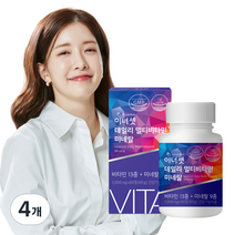 이너셋 데일리 멀티비타민 미네랄, 60정, 4개