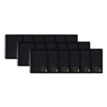 알파 인덱스스프링노트 178 x 258 mm 135매, BLACK, 18개입