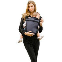 메리튠 얼티밋 휴대용 부스터 아기띠, 캐비어그레이