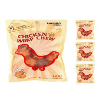 더독 강아지 랩츄 껌, 치킨, 4개입