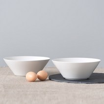 보울보울 어반데일리 면기, 리넨화이트, 2개