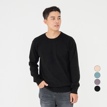 캐럿 남성 라운드넥 스웨터