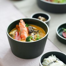 윤도자기 차곡 면기, 딥그린, 2개