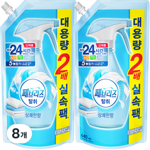 페브리즈 섬유탈취제 상쾌한향 리필, 640ml, 8개