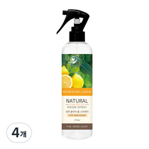 홈닥터 내추럴 룸 스프레이 리프레싱 레몬, 250ml, 4개