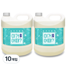 아토세이프 이거어때 주방 세제, 4L, 10개