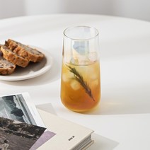 진글라스 JIN 내열유리 워터드롭 하이볼 글라스 480ml, 오로라, 2개