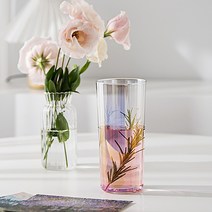 진글라스 JIN 내열유리 일자 하이볼 유리잔, 오로라, 4개