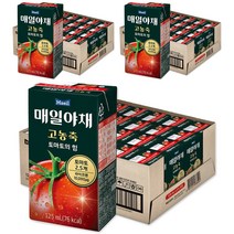 매일유업 매일야채 고농축 토마토의 힘, 125ml, 72개
