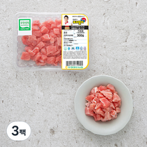 포크밸리 한돈 무항생제 인증 등심 카레용 (냉장), 300g, 3팩