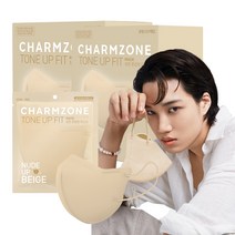 참존 톤업핏 마스크 중형, 2개, 누드업 베이지, 25개입