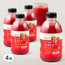 탐사 상큼한 딸기주스, 700ml, 4개