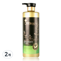 오베르떼 허브 인퓨젼 샴푸, 1000ml, 2개