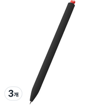 카코 알파 소프트 젤펜 하트 Ver 2, 블랙, 3개