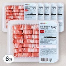 곰곰 돌돌말이 대패삼겹살 (냉동), 500g, 6개