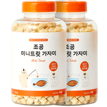 조공 반려동물 미니트릿, 가자미, 55g, 2개