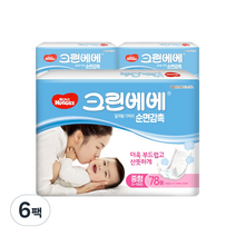 하기스 NEW 크린베베 일자형 기저귀 남여공용 중형 3단계(5~11kg), 468매