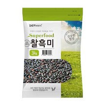 건강한밥상 2022년산 햇곡 국산 찰흑미, 3kg, 1개
