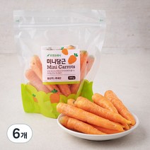미니 당근, 300g, 6개