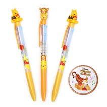 디즈니 푸우 3색 볼펜 0.5mm 3종 + 마스킹테이프 세트, A타입, 1세트