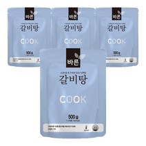 바른 갈비탕, 500g, 4개