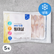 프리미어 미국 MSC인증 동태살(냉동), 500g, 5개