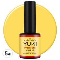 유키 프리미엄 컬러젤 10g, 013호 골든옐로우, 5개