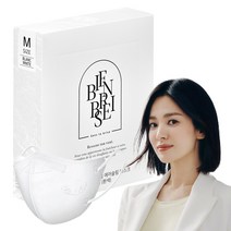 비앙브리제 프리미엄 에어슬림 마스크 중형 KF94, 10개입, 1개, 블랑 화이트