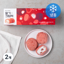 청년떡집 딸기 크림떡 (냉동), 360g, 2개