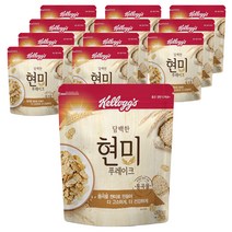 켈로그 담백한 현미 푸레이크 시리얼, 550g, 12개