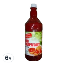 스위트코리아 레드자몽 액상 음료, 6개, 1000ml