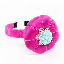 채니봉봉 꽃지 한복 머리띠