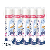클레아닉 Pro Silk 소프트 앤 컴포트 화장솜, 133매입, 10개