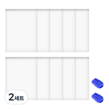 여유공간 여행용 압축팩 여행용 tv010 10p + 잠금집게 2p, 2세트