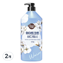 샤워메이트 프레시 화이트코튼 바디워시, 1.5kg, 2개