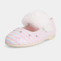 슈펜키즈 여아용 그라데이션 퍼 플랫 VKST79W03