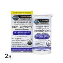 가든오브라이프 닥터포뮬레이티드 원스 데일리 남성 유산균 12.12g, 30정, 2개