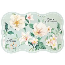 센스팟 빨아쓰는 규조토 발매트 플라워 발매트, 스카이동백