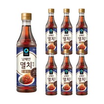 청정원 남해안 멸치액젓 골드, 1kg, 7개