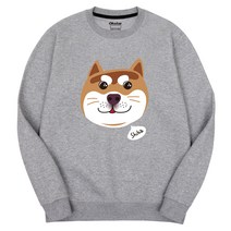 옥스타 아동용 시바견 특양면 맨투맨