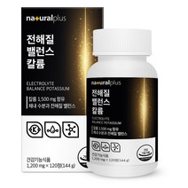 내츄럴플러스 전해질 밸런스 칼륨 120p, 144g, 1개