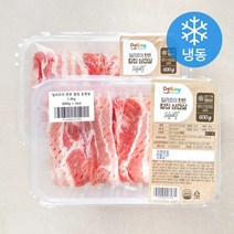 딜리조이 한돈 칼집 삼겹살 (냉동), 600g, 2개입