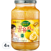 담터 꿀유자차, 1kg, 1개입, 4개